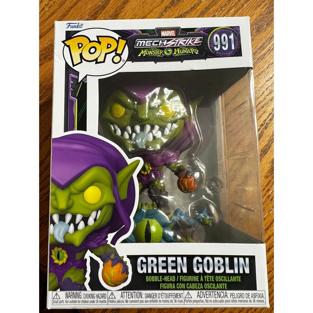 NWB FUNKO POP Green Goblin #991 Marvel Mech Strike Monster Hunters